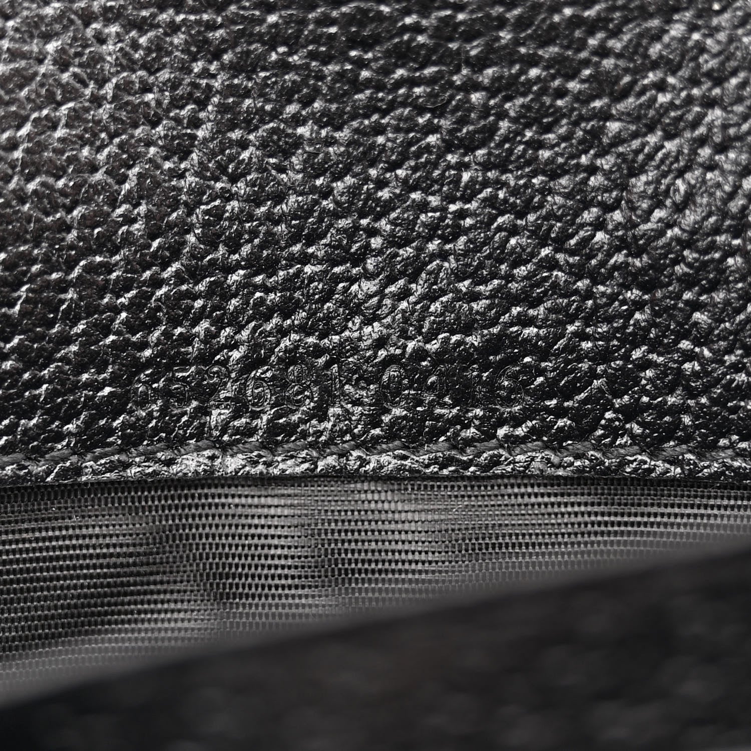 Gucci Jacquard Black Denim GG Monogram Textured Dollar Calfskin Jackie 1961 Chain Wallet Black Ivory 7 of 10