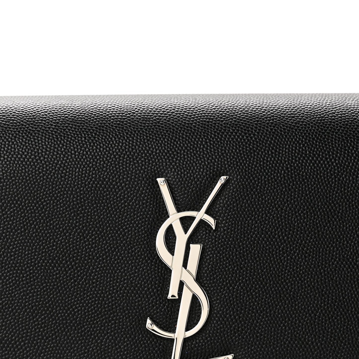 Grain De Poudre Monogram Cassandre Clutch Black