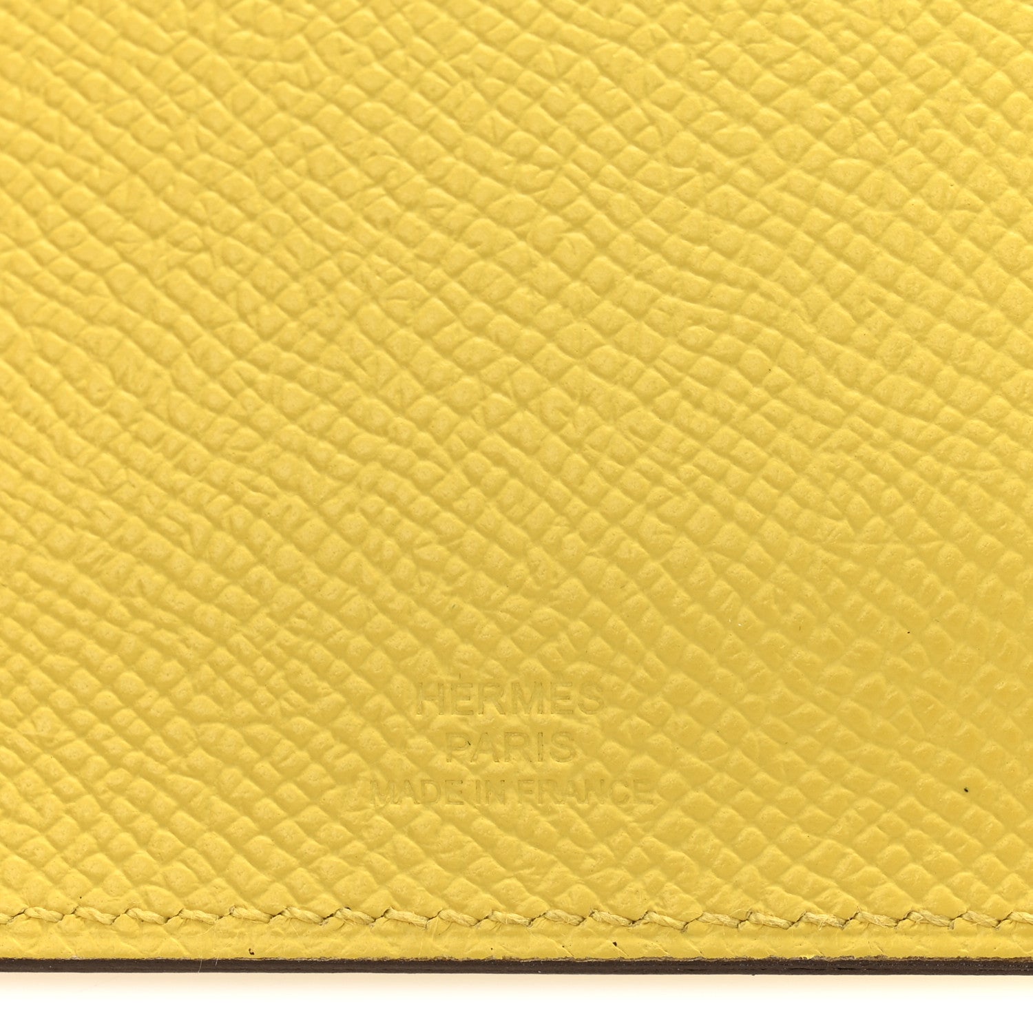 Hermes Epsom Tarmac PM Passport Holder Jaune De Naples 7 of 8