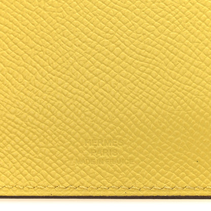 Hermes Epsom Tarmac PM Passport Holder Jaune De Naples 7 of 8