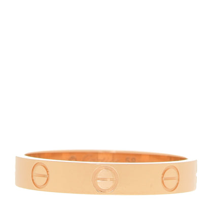 Cartier 18K Yellow Gold 3.5mm LOVE Wedding Band Ring 58 8.25 1 of 5