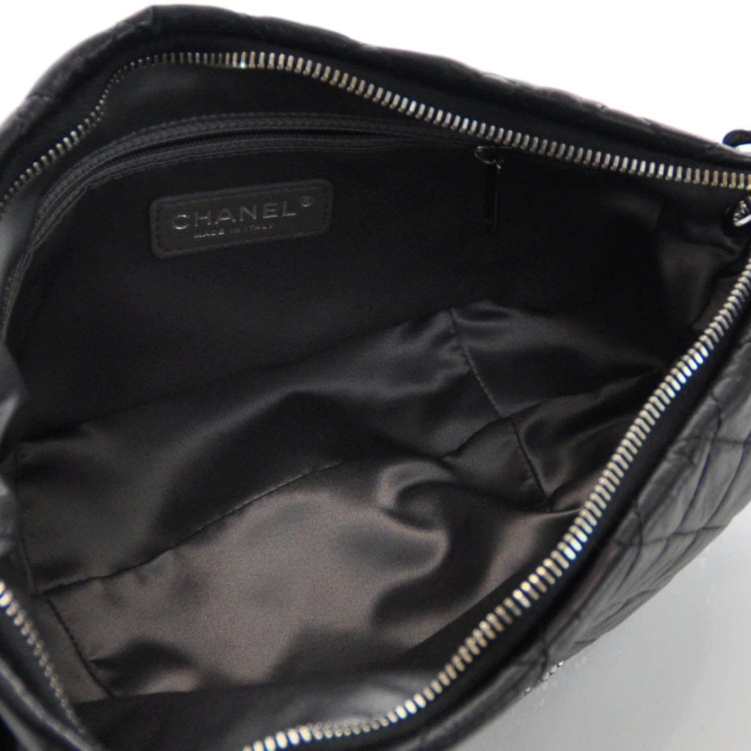 Chanel Lambskin Small Chain Mail Hobo Black 5 of 7
