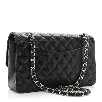 Chanel Caviar Quilted Medium Double Flap Black 3 of 12