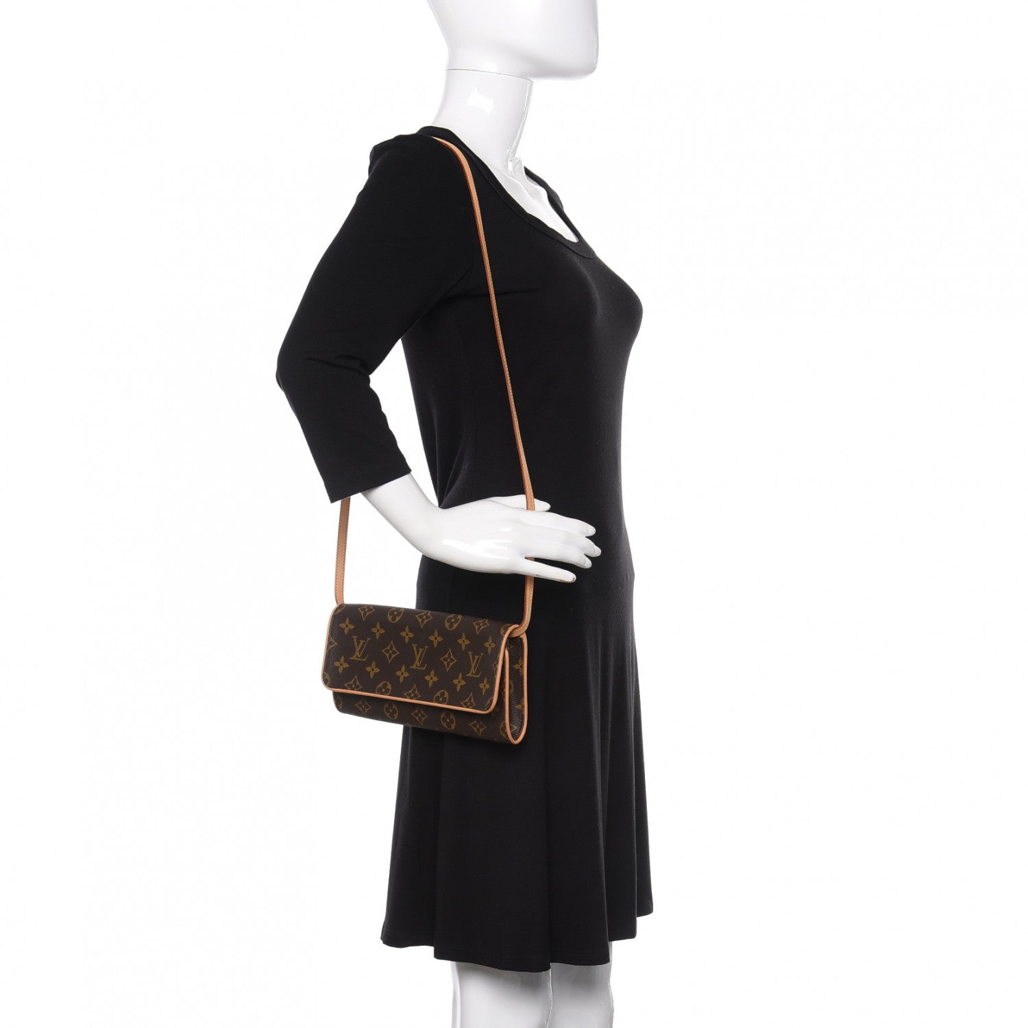 Louis Vuitton Monogram Pochette Twin GM 2 of 9