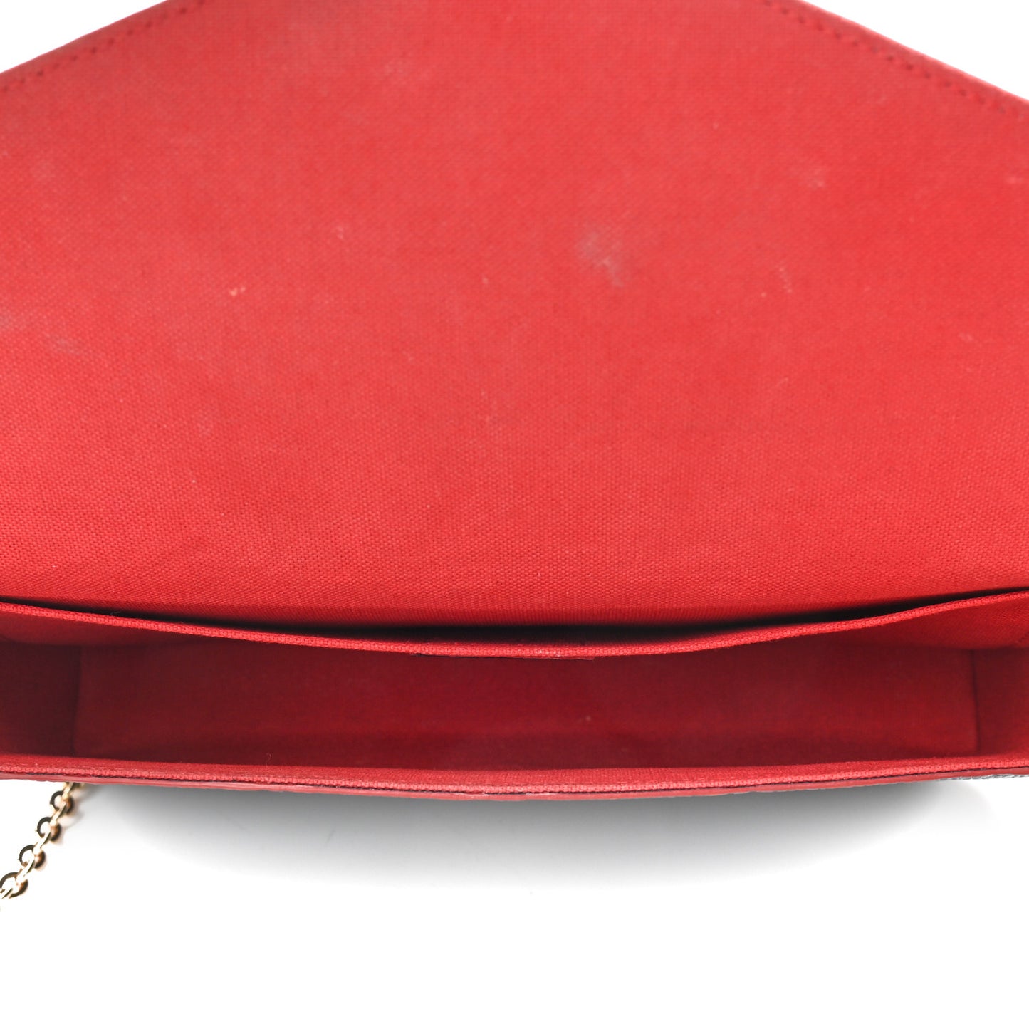 Empreinte Pochette Felicie Chain Wallet Marine Rouge
