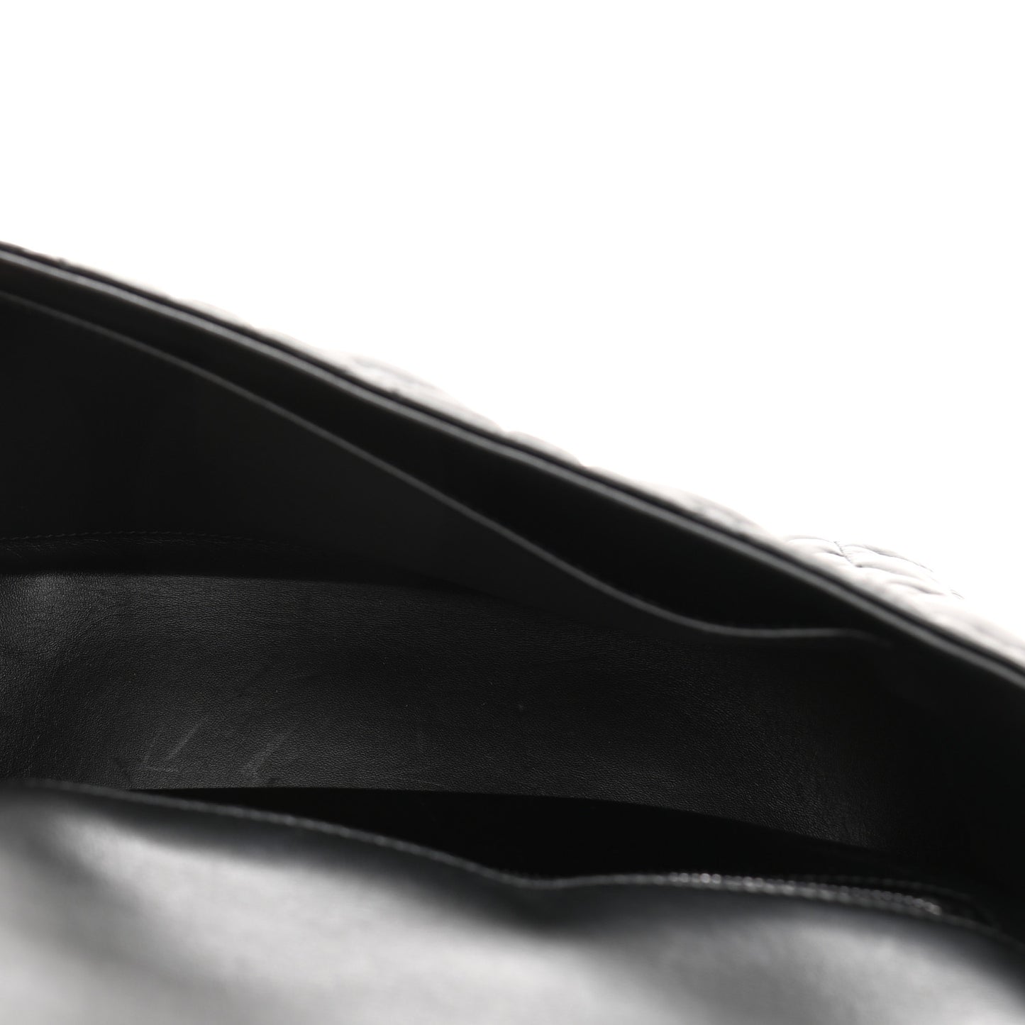 Calfskin Macrocannage Large Caro Bag Black