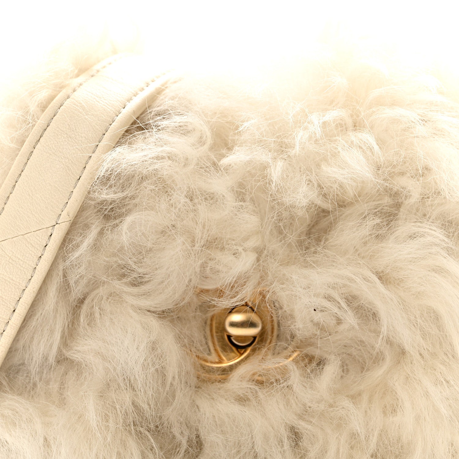 Chanel Fantasy Fur CC Mini Flap Bag White 8 of 15