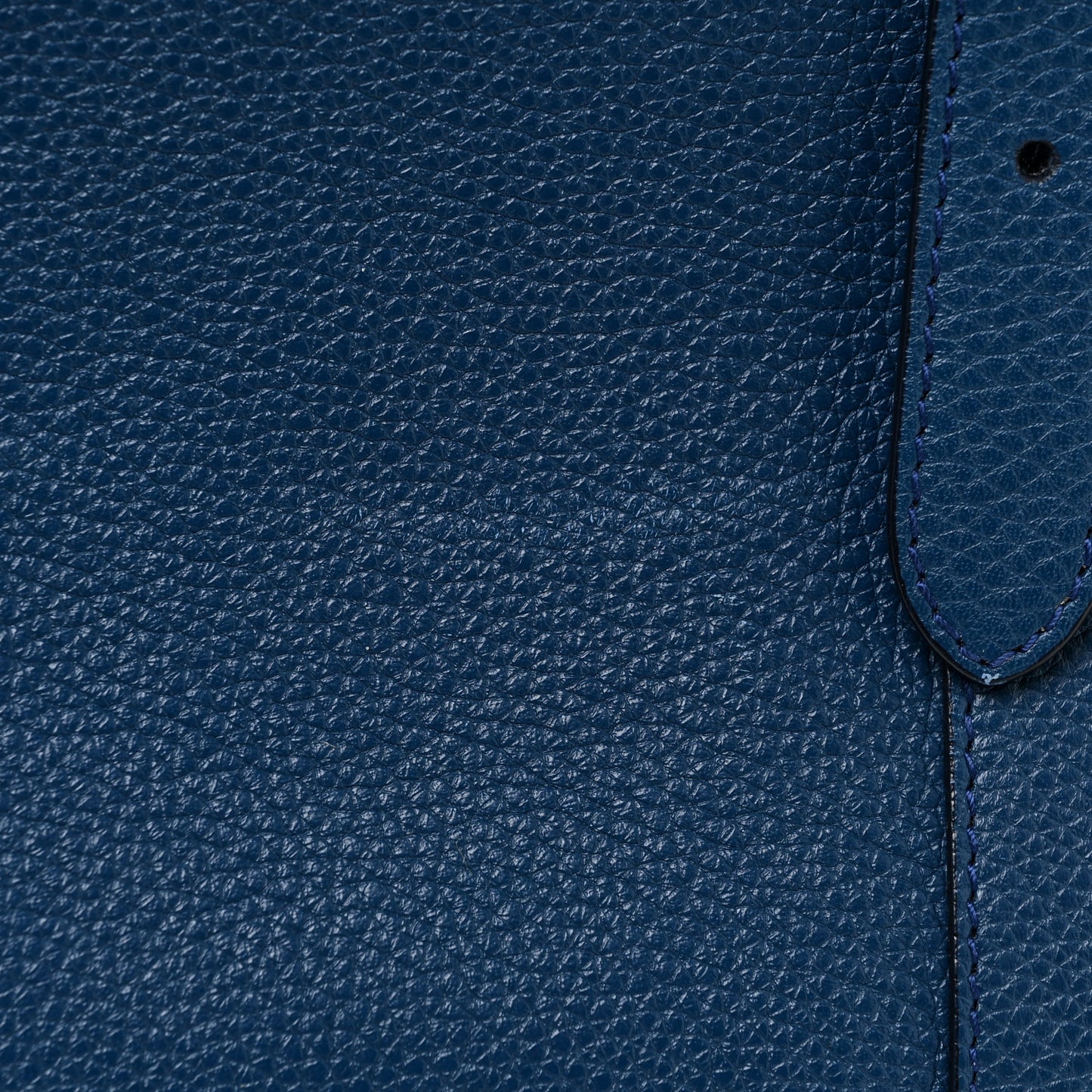 Small Classic Grain Calfskin Bayswater Double Zip Tote Blue