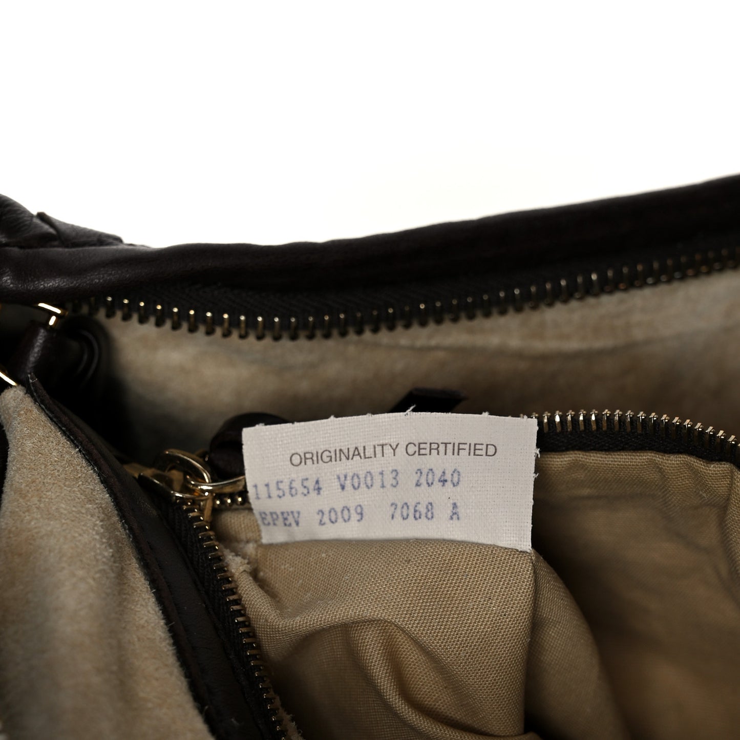 Nappa Intrecciato Medium Veneta Hobo Ebano