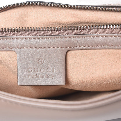 Gucci Calfskin Matelasse Medium GG Marmont Shoulder Bag Porcelain Rose 6 of 9