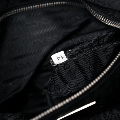 Prada Tessuto Nylon Soft Calf Tote Black 6 of 20