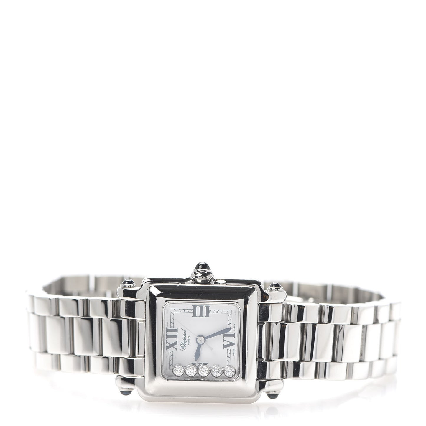 Stainless Steel 5 Diamond 23mm Happy Sport Quartz Watch