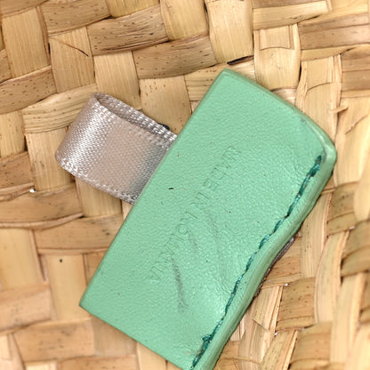 Jimmy Choo Raffia Small Macy Tote Natural Mint 7 of 9