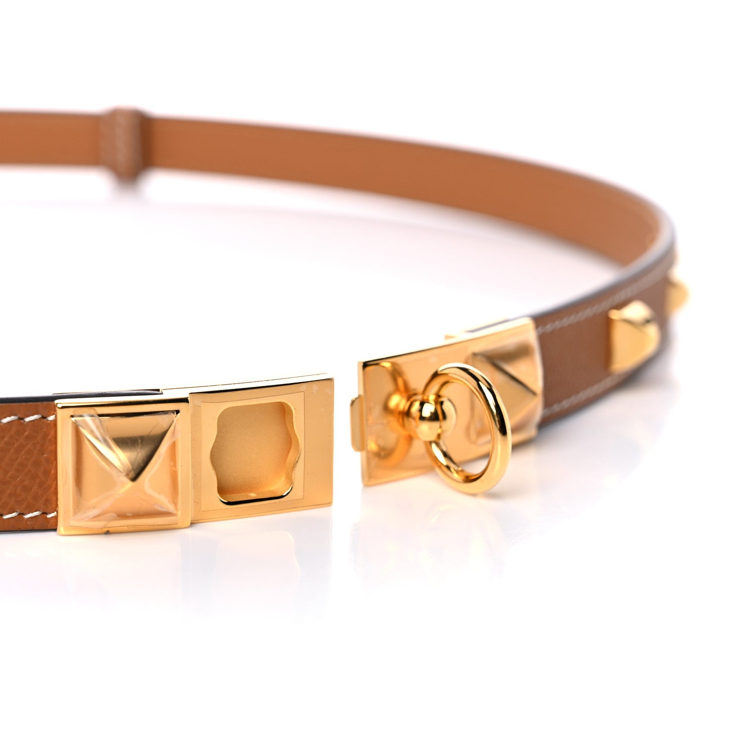 Hermes Epsom Studded Rivale 18 Belt Gold 5 of 5