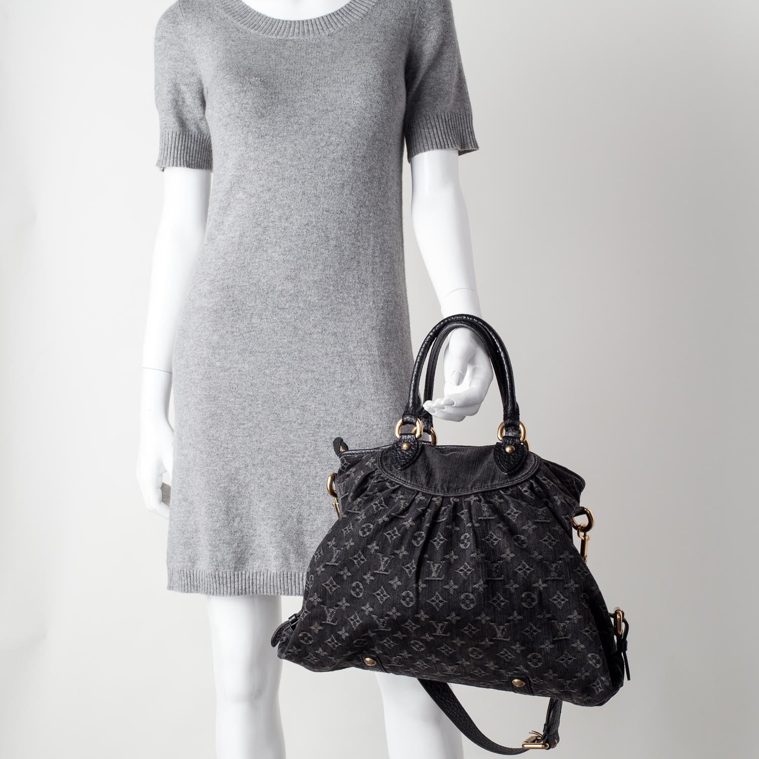 Louis Vuitton Denim Neo Cabby GM 2 of 9