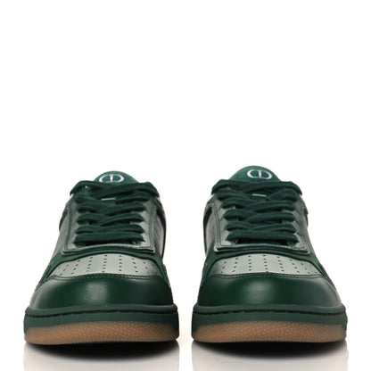 Christian Dior Smooth Calfskin Oblique Galaxy Mens B27 Low Top Sneakers 41 Green Beige 2 of 9