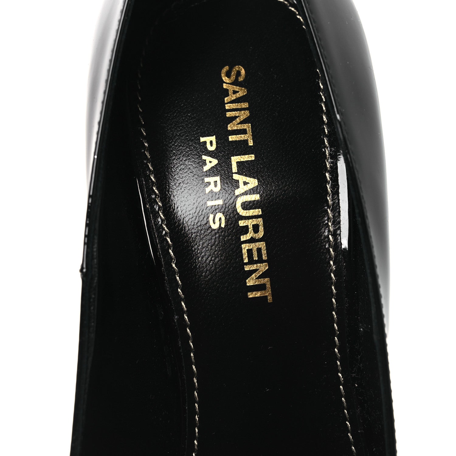 Saint Laurent Patent Opyum 85 Pumps 36.5 Black 9 of 11