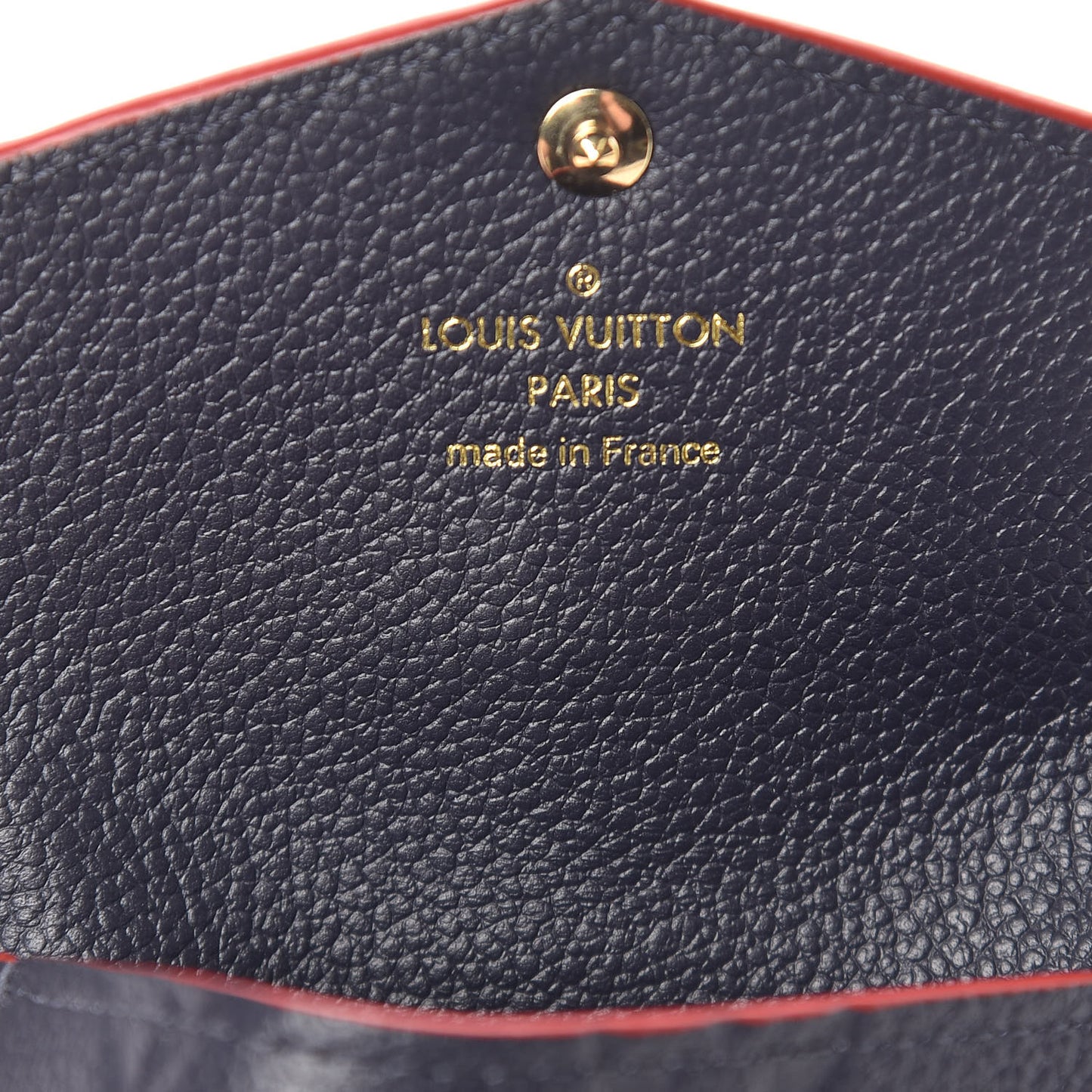Empreinte Key Pouch Marine Rouge
