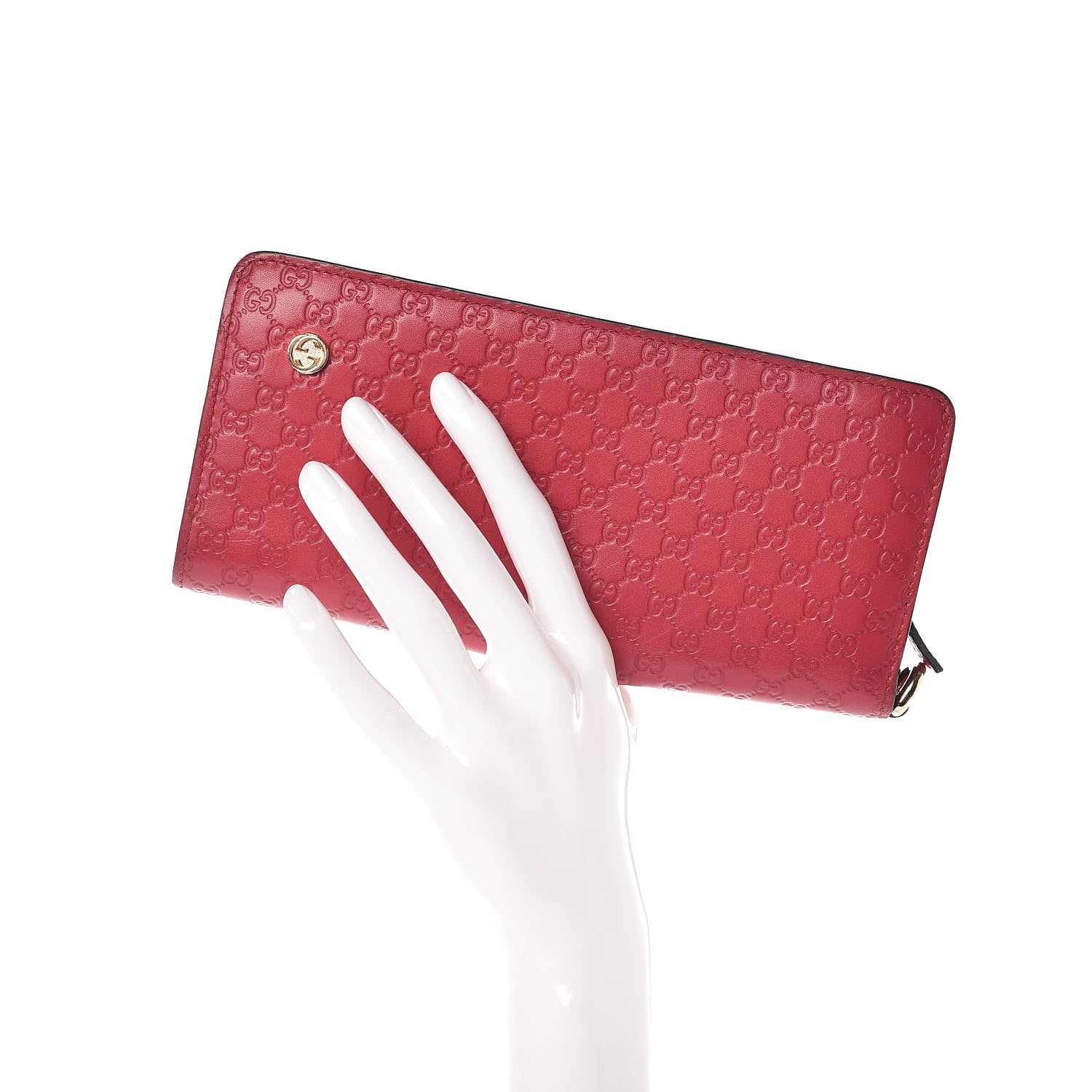 Gucci Microguccissima Continental Wallet Red 2 of 9