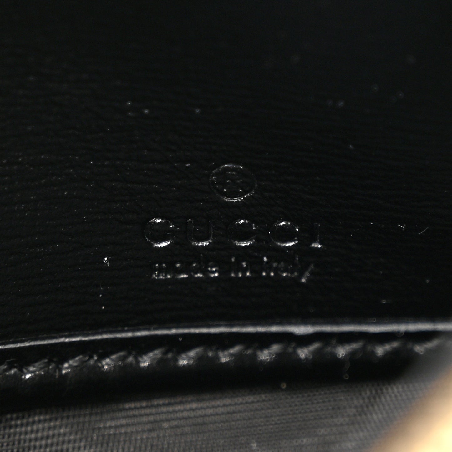 Calfskin Jackie 1961 Chain Wallet Black