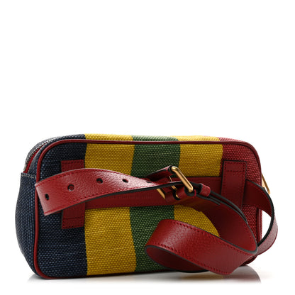 Gucci Canvas Marley Stripe Script Logo Gucci 100 Belt Bag 80 32 Multicolor 2 of 9