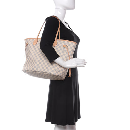 Louis Vuitton Damier Azur Neo Neverfull MM 2 of 10