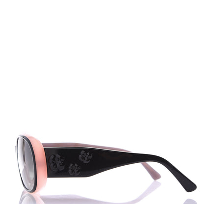Chanel Camellia CC Sunglasses 5113 Black Pink 3 of 8