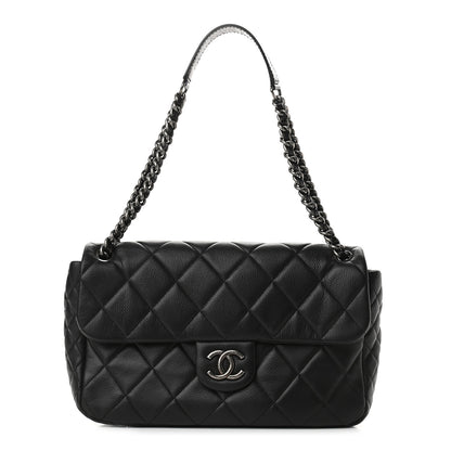 Chanel Caviar Quilted Coco Casual Flap Black 1 of 9