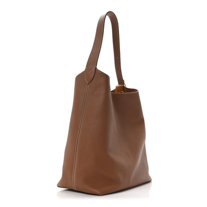 Louis Vuitton Grained Calfskin Low Key Hobo MM Cognac 7 of 11