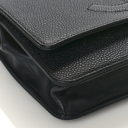 Chanel Caviar Timeless CC Wallet on Chain WOC Black 9 of 10