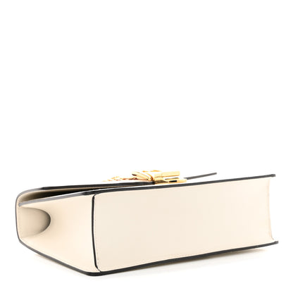 Gucci Calfskin Small Sylvie Shoulder Bag White 4 of 14