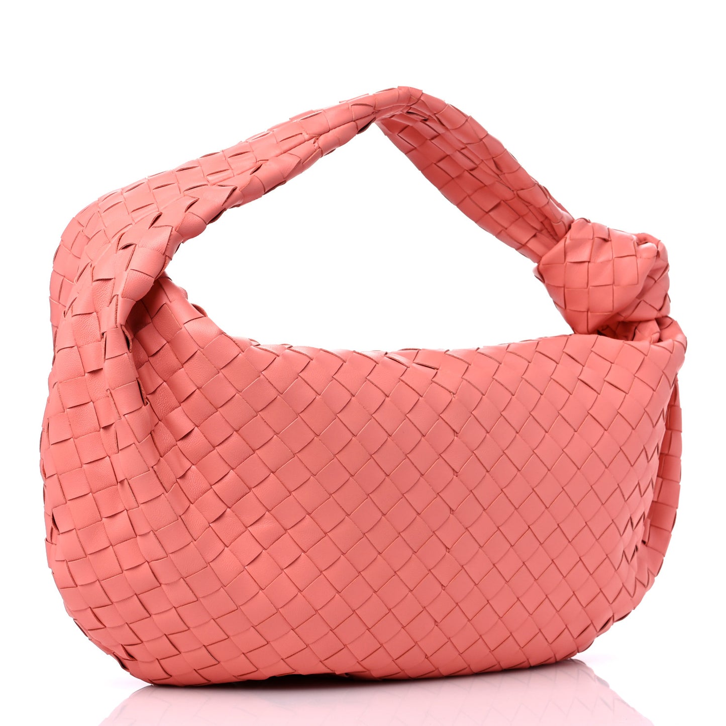 Nappa Intrecciato Large Jodie Hobo in Pink