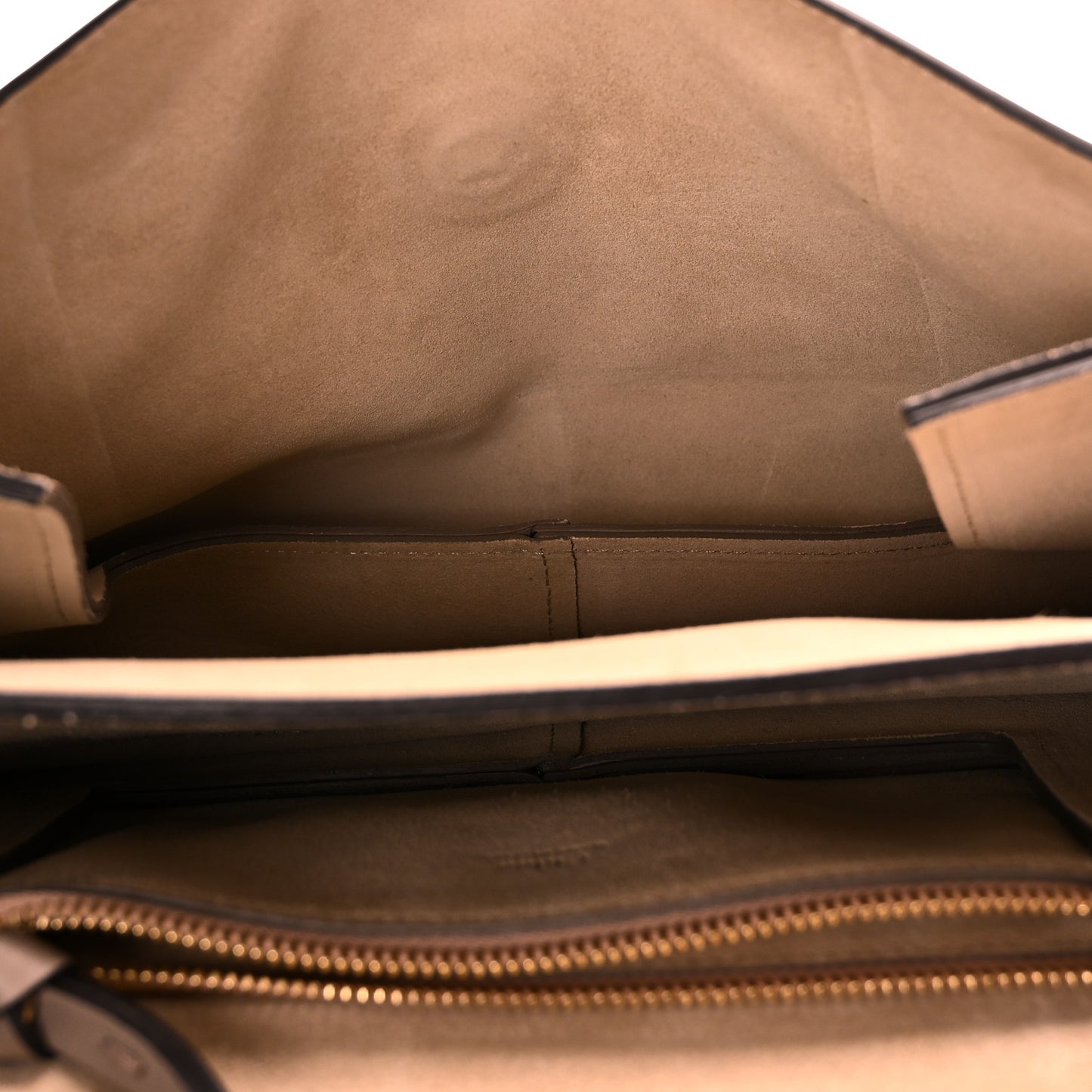 Calfskin Suede Medium Faye Shoulder Bag Motty Grey