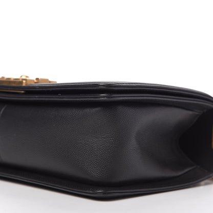 Chanel Caviar Quilted Medium Boy Flap Black 7 of 11