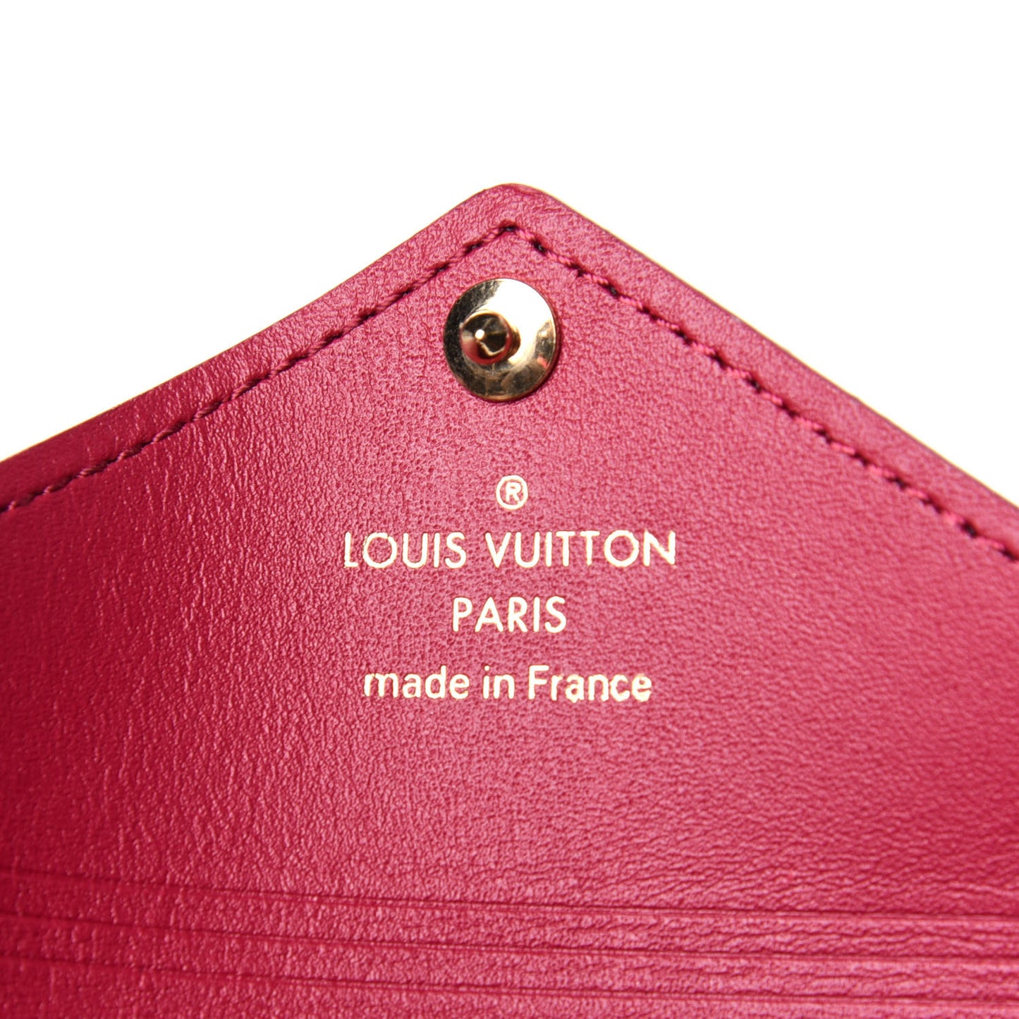 Monogram Small Kirigami Pochette Insert Fuchsia