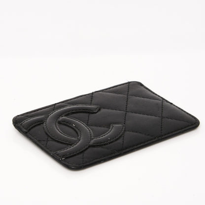 Chanel Calfskin Quilted Cambon Card Holder Black 4 of 7