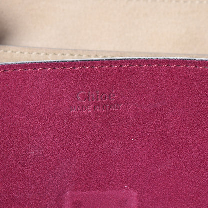 Chloe Suede Smooth Calfskin Drew Shoulder Bag Misty Beige 6 of 15