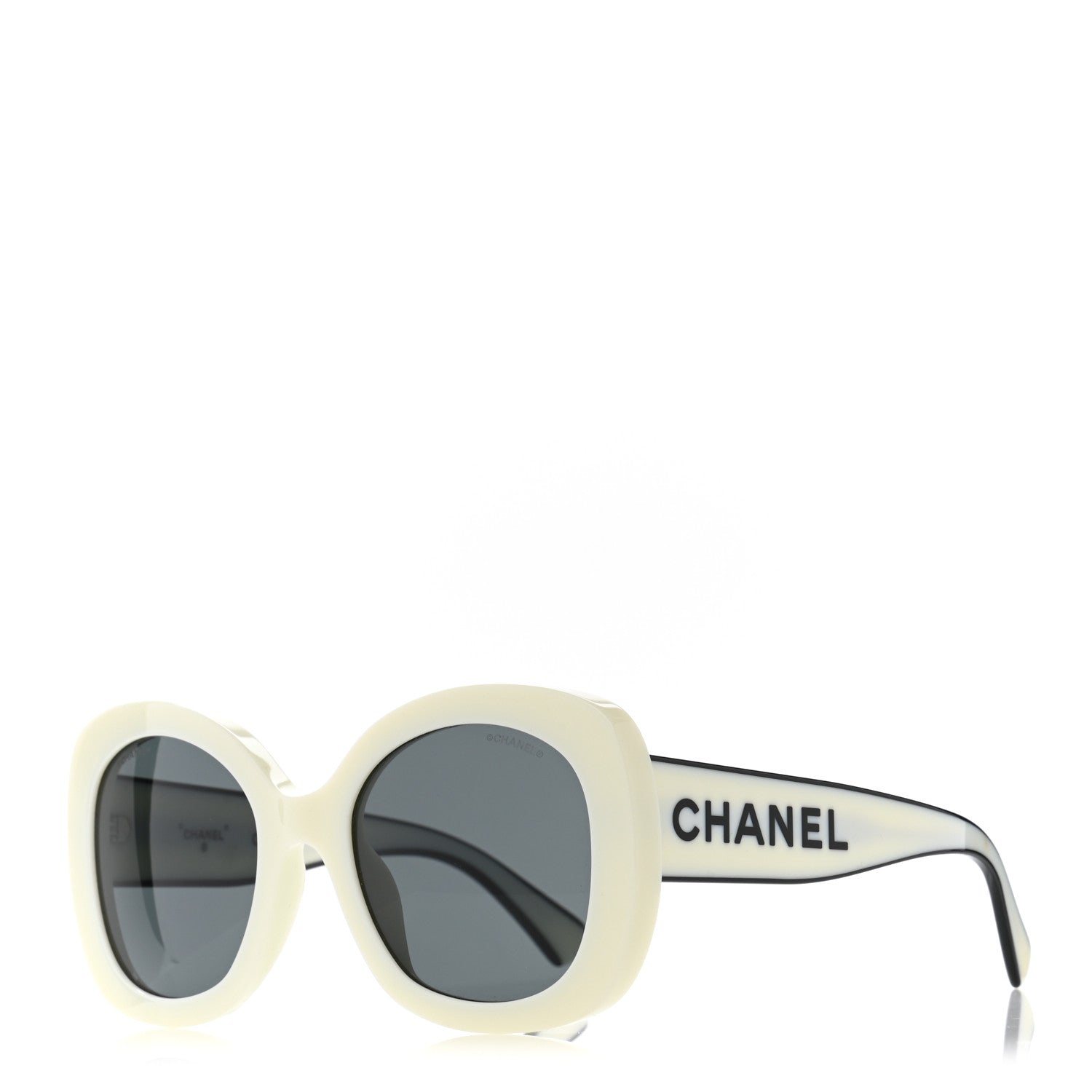 Chanel Acetate Sunglasses 71414A White 1 of 10