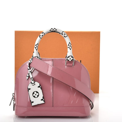 Louis Vuitton Patent Monogram Alma BB Rose Blush 8 of 8