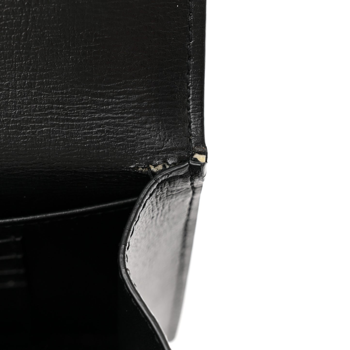 Calfskin Monogram Sunset Chain Wallet Black