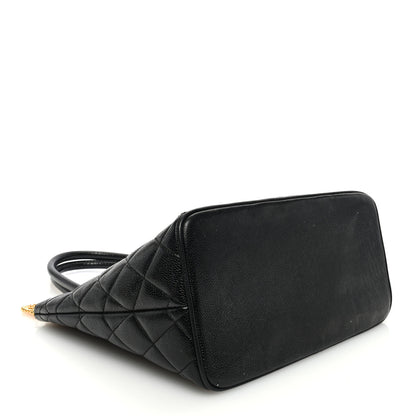 Chanel Caviar Quilted Medallion Tote Black 4 of 10