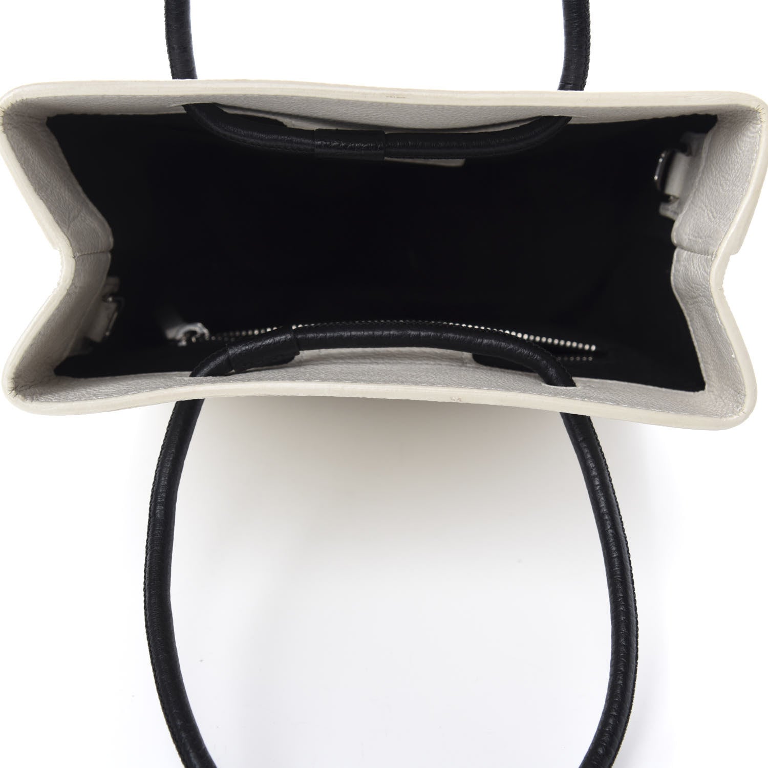 Balenciaga Calfskin Logo XXS Shopping Tote White 5 of 10