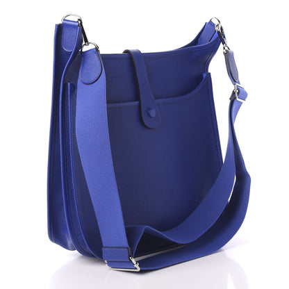 Hermes Epsom Evelyne III GM Blue Electrique 3 of 9