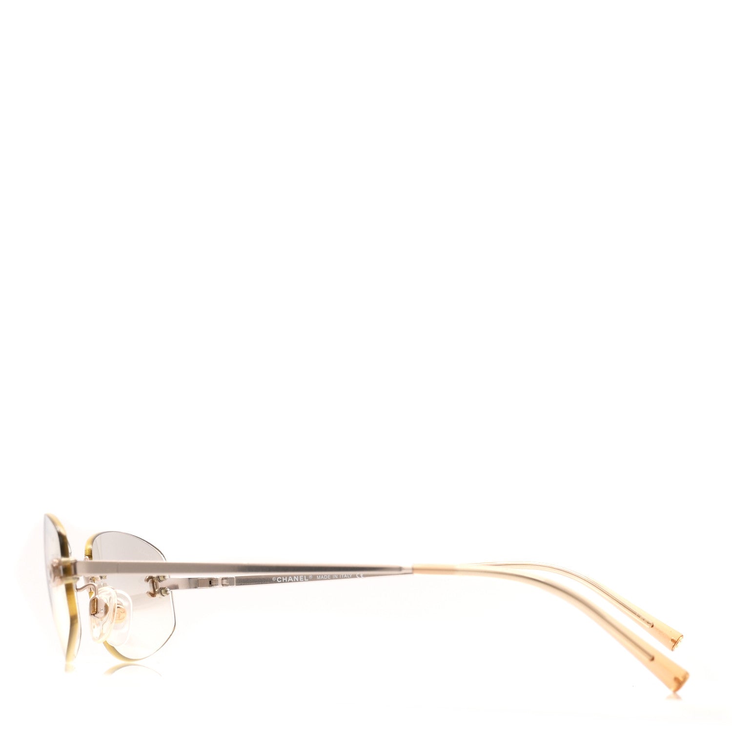 Chanel Metal Frameless Sunglasses 4002 Grey 3 of 7