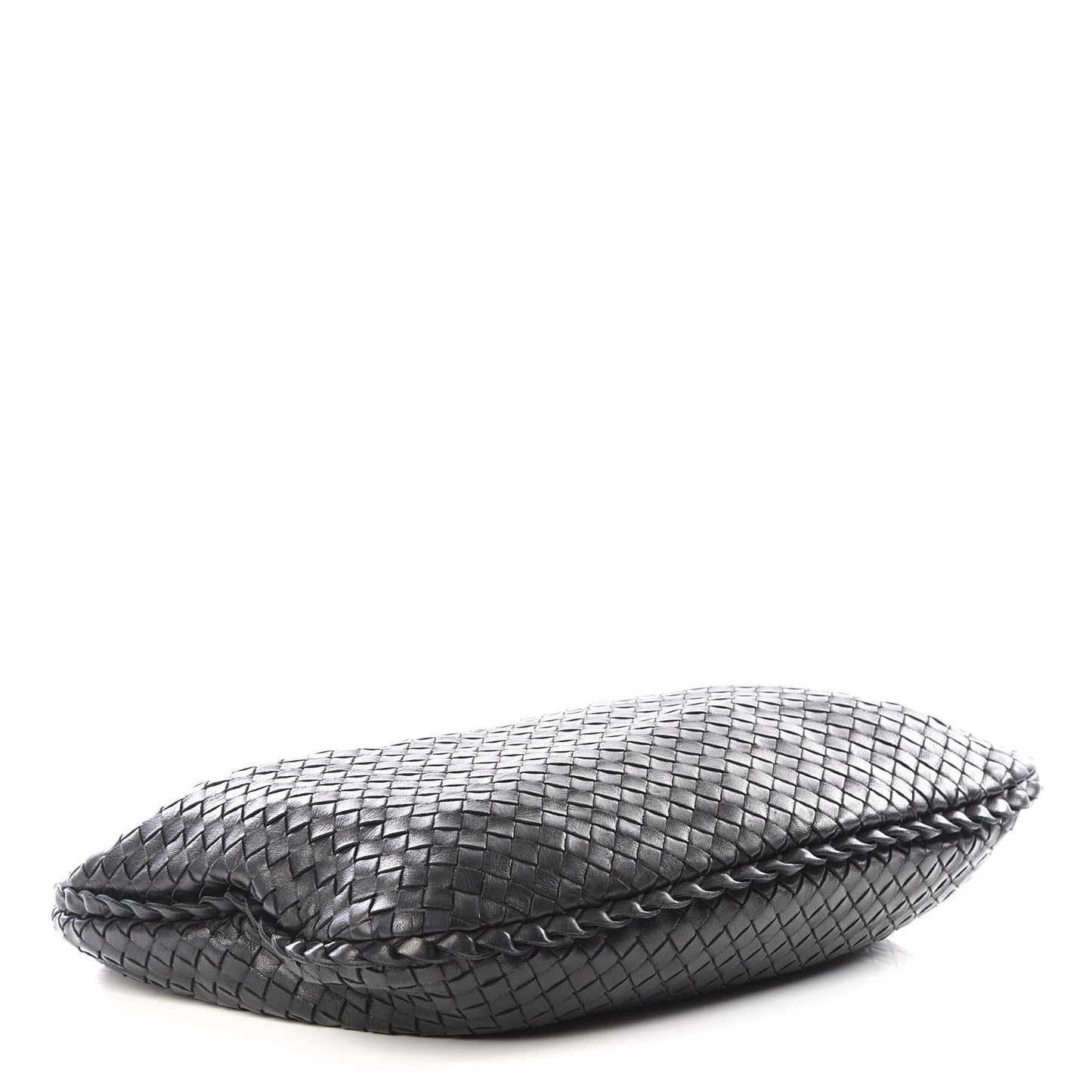 Nappa Intrecciato Medium Veneta Hobo Black