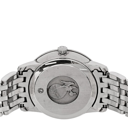Omega Stainless Steel Diamond 27mm De Ville Prestige Quartz Watch Blue 424.10.27.60.53.001 4 of 4