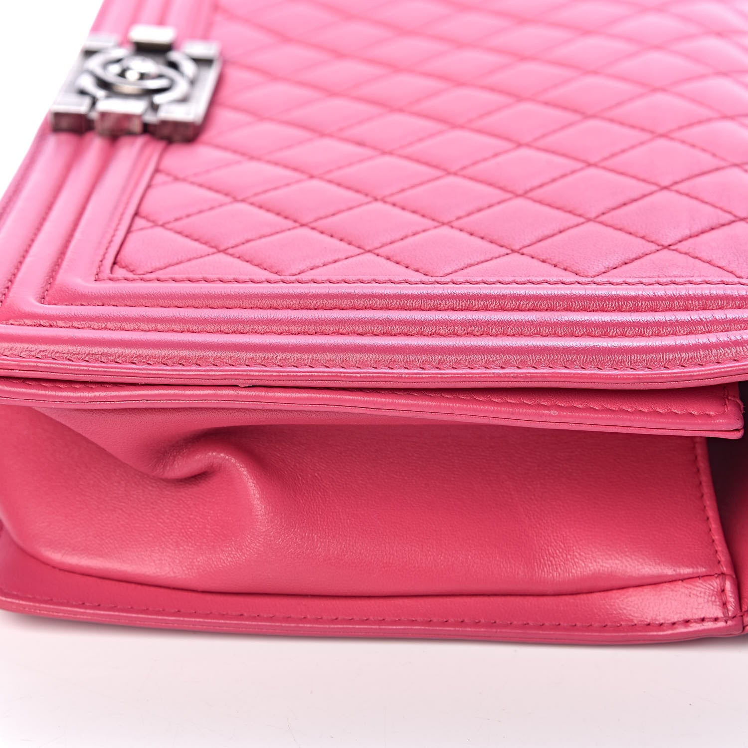 Chanel Lambskin Quilted New Medium Boy Flap Pink 16 of 16