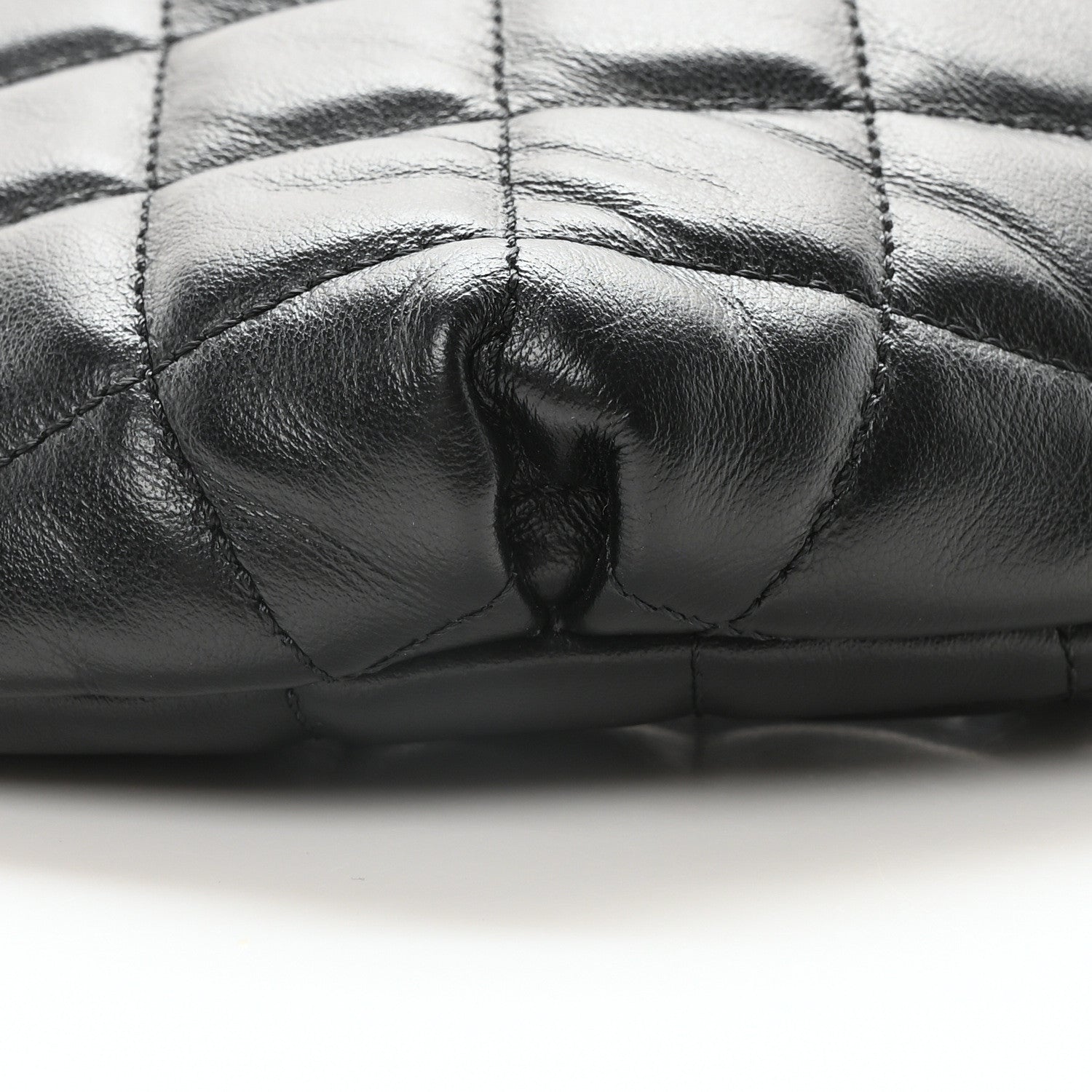 Chanel Calfskin Quilted Waist Belt Bag Black 10 of 10