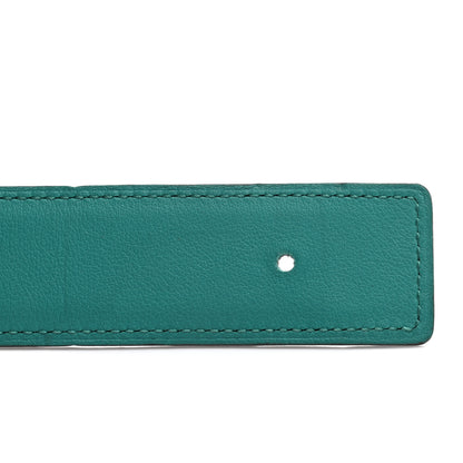 Hermes Swift Box 32mm Belt Strap 80 Turquoise Bleu Indigo 7 of 7
