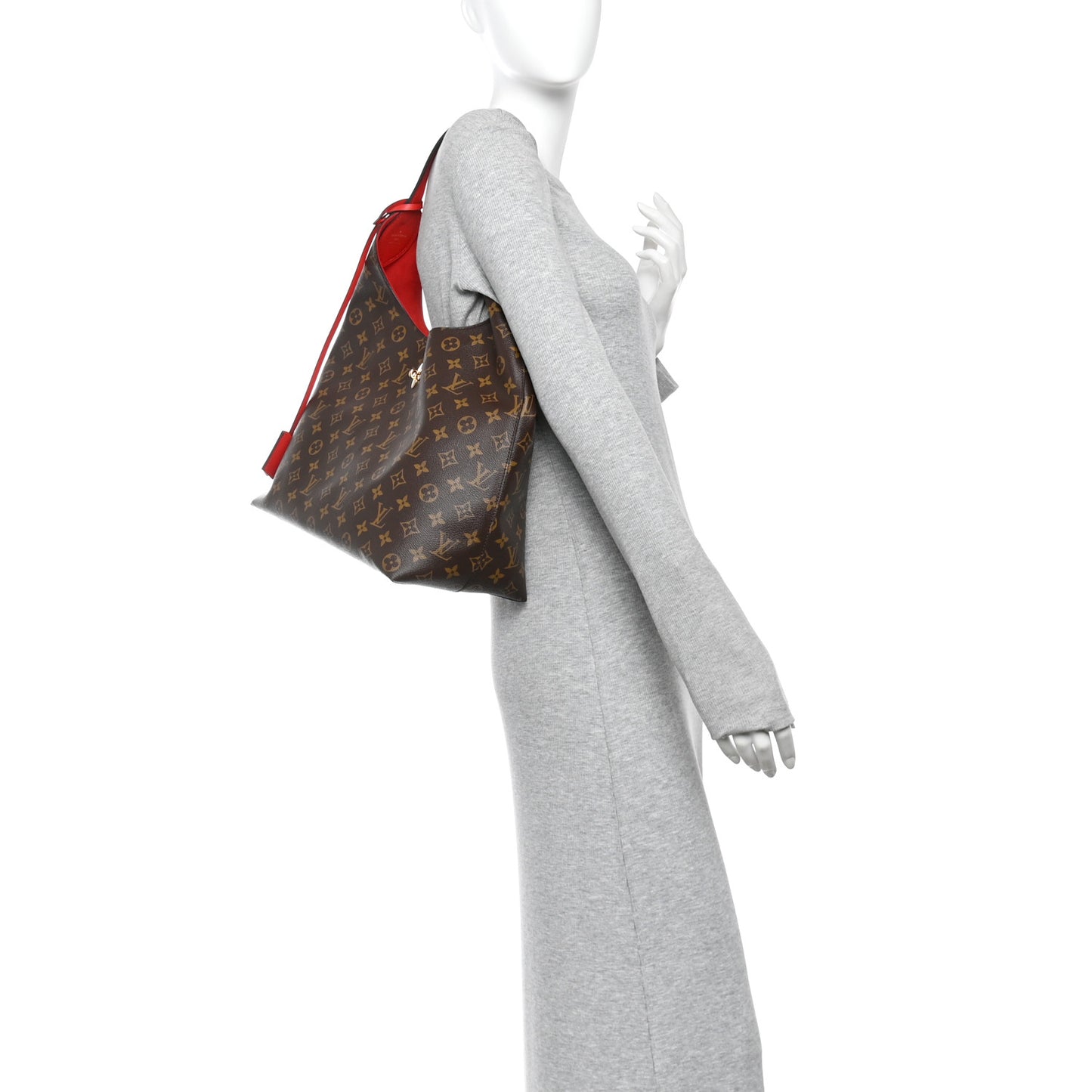 Monogram Flower Hobo Coquelicot